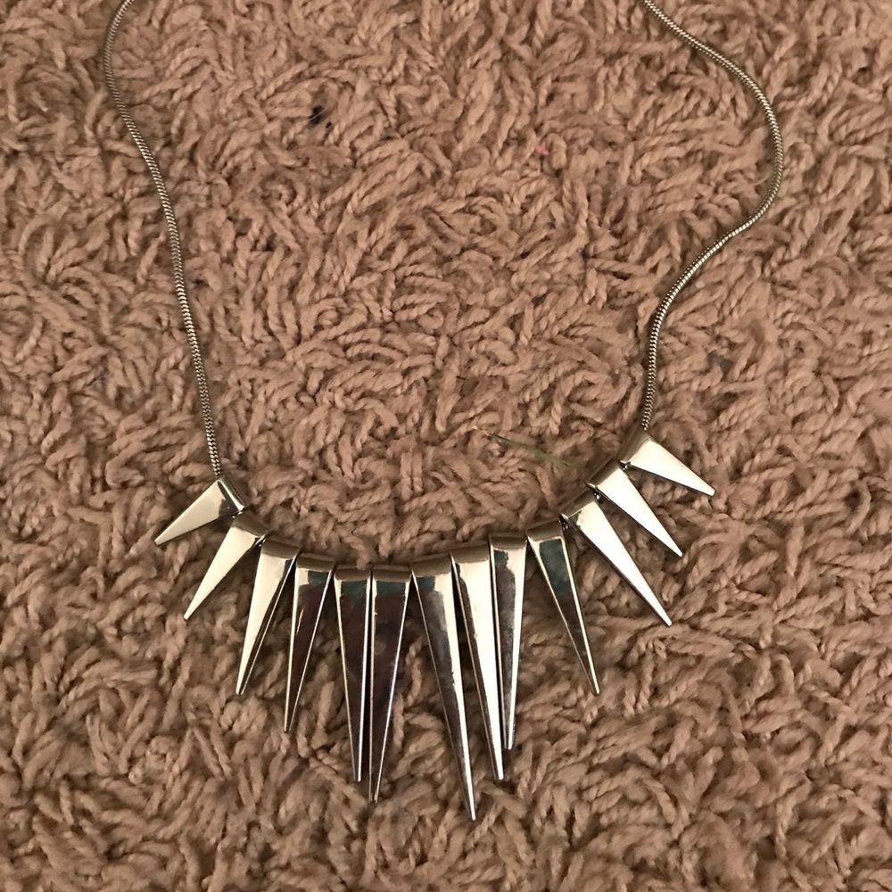 Silver necklace from Express
