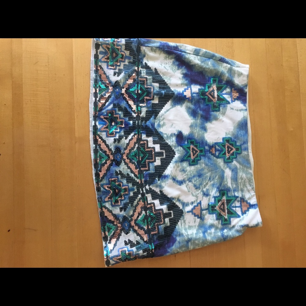 Sequined skirt from express