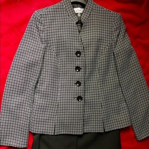 Jacket and skirt from Le Suit