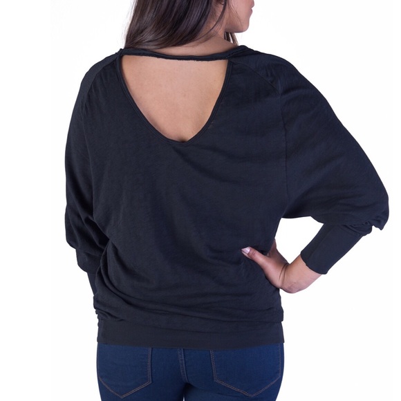 BOBI Tops - NEW Black v-neck tunic BOBI Tops - NEW Black v-neck tunic