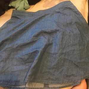 jean soft skirt