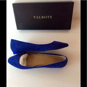 Beautiful blue sapphire shoes- new in box