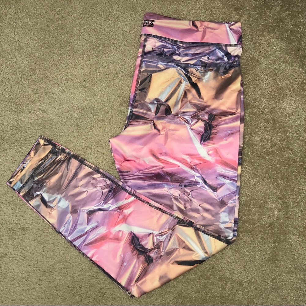 Multicolor Fila Running Leggings