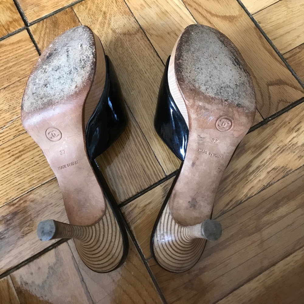 Chanel platform sandals_4