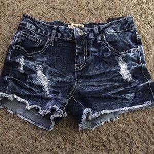 Girls jean shorts