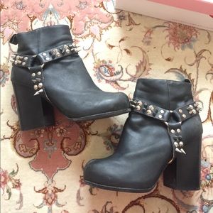 Jeffrey Campbell Spike Moto Boot