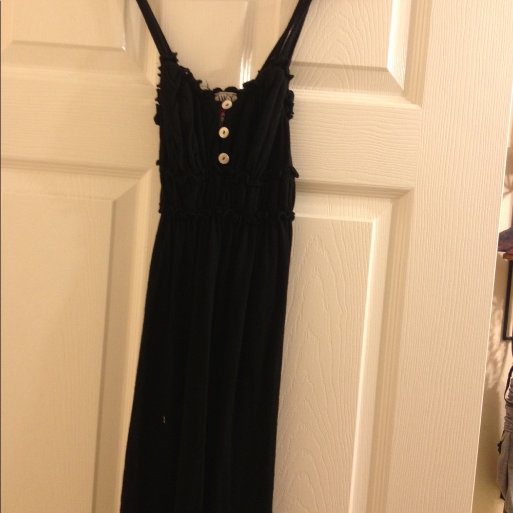 Lucy Love ruffle button sundress XS