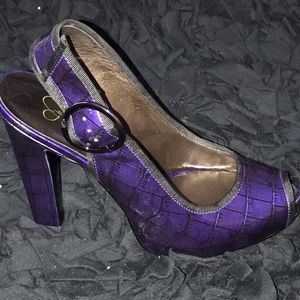 Jessica Simpson purple spring/summer/fall heel