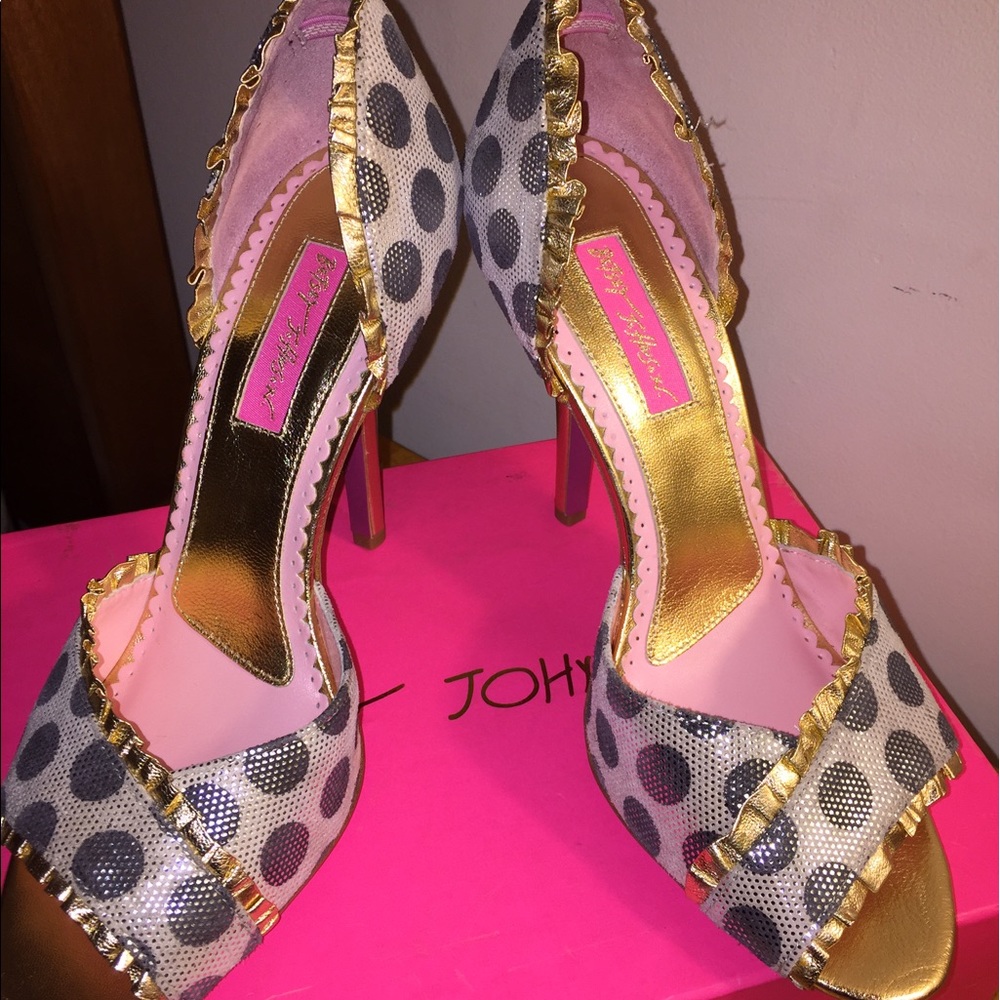 Betsy Johnson Peep Toe Heel