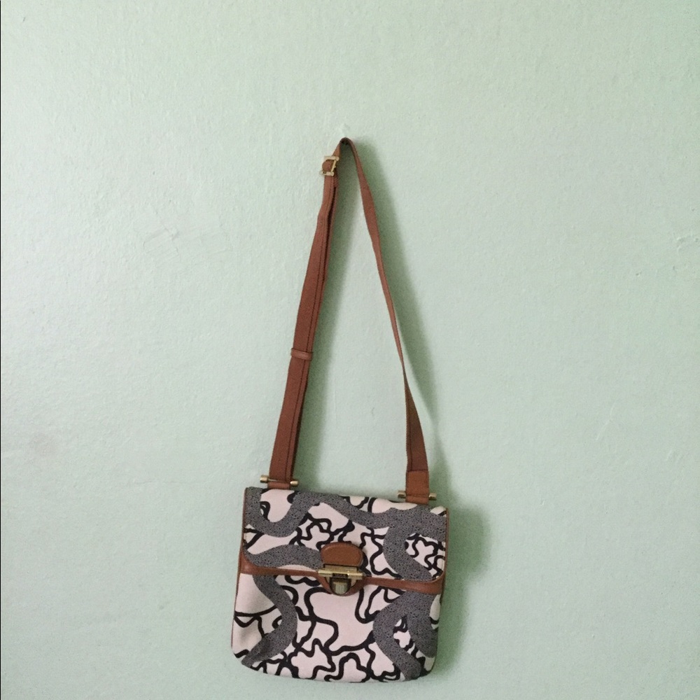 Tous White Leather Bag