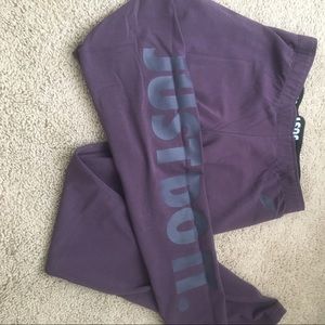NIKE JUST DO IT PURPLE LEGGINGS!