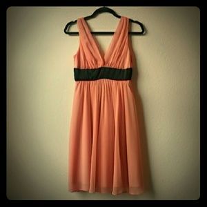 Peach Cocktail Dress