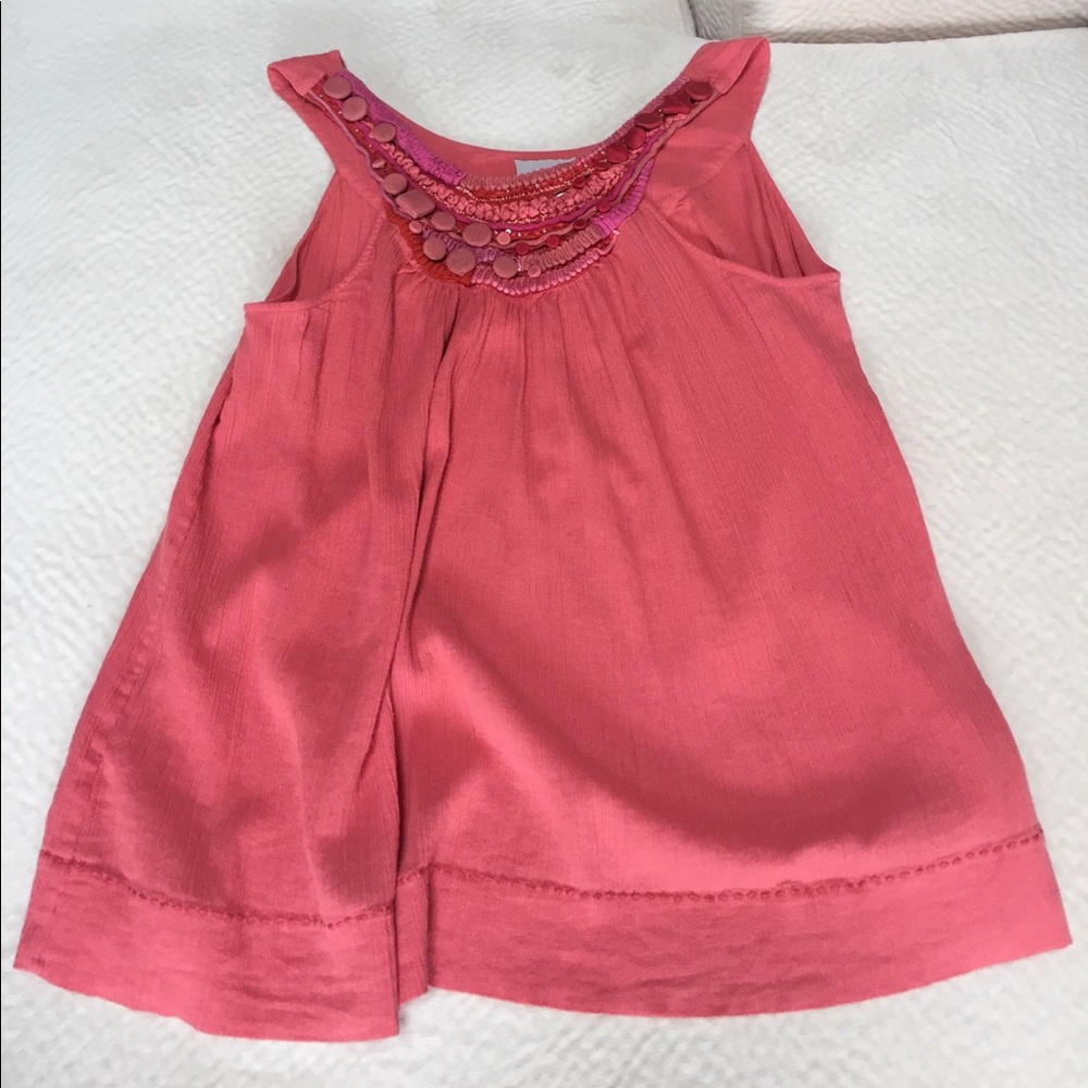 Flowy pink tank