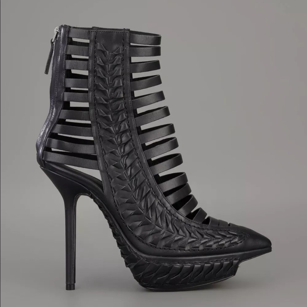 🆕 HAIDER ACKERMANN Woven Strapped Stiletto Heels