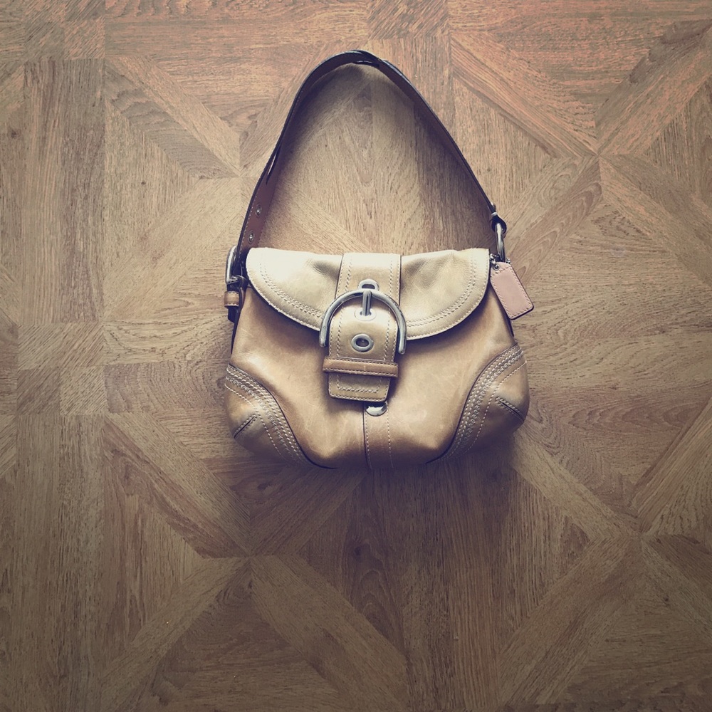 COACH Soho Leather Hobo Style Purse