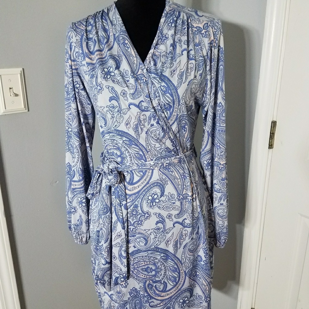 Jones New York S/M wrap dress