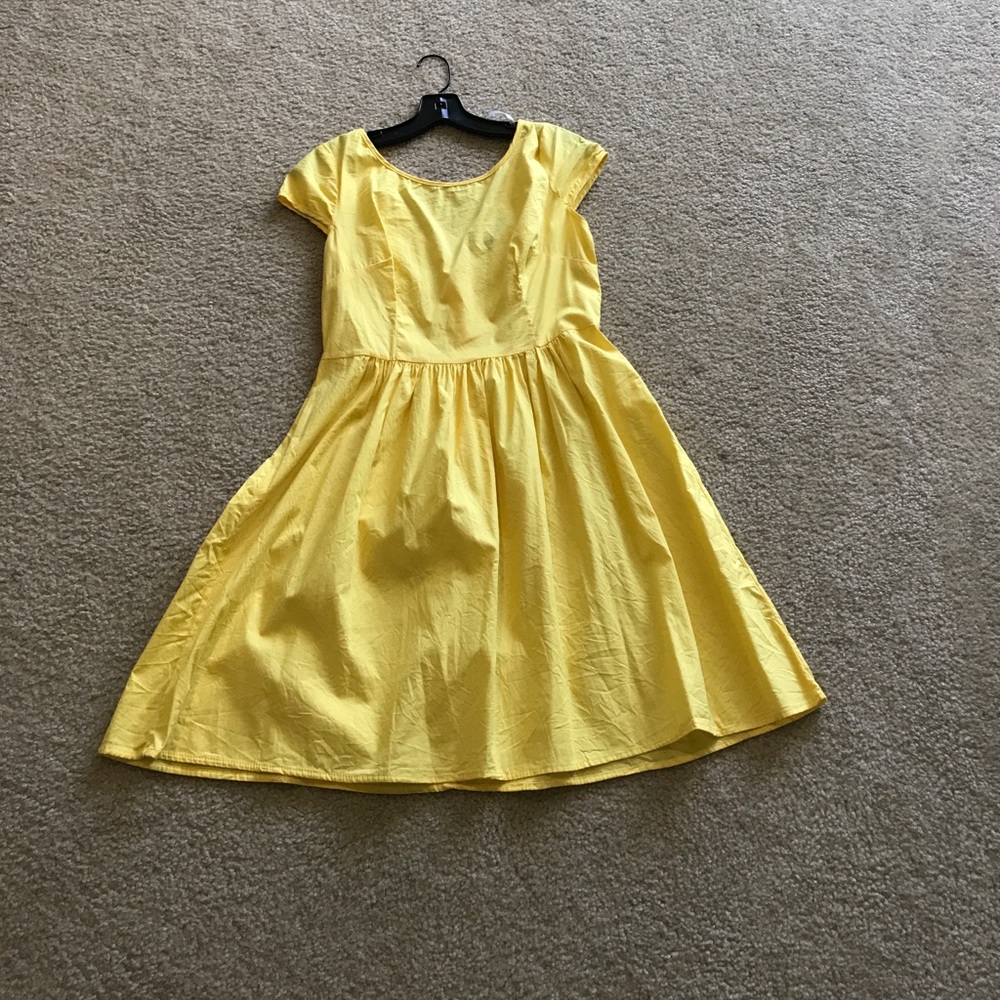 Yellow dress