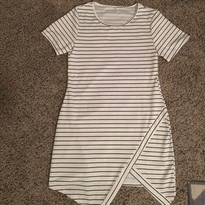 Striped T-shirt dress