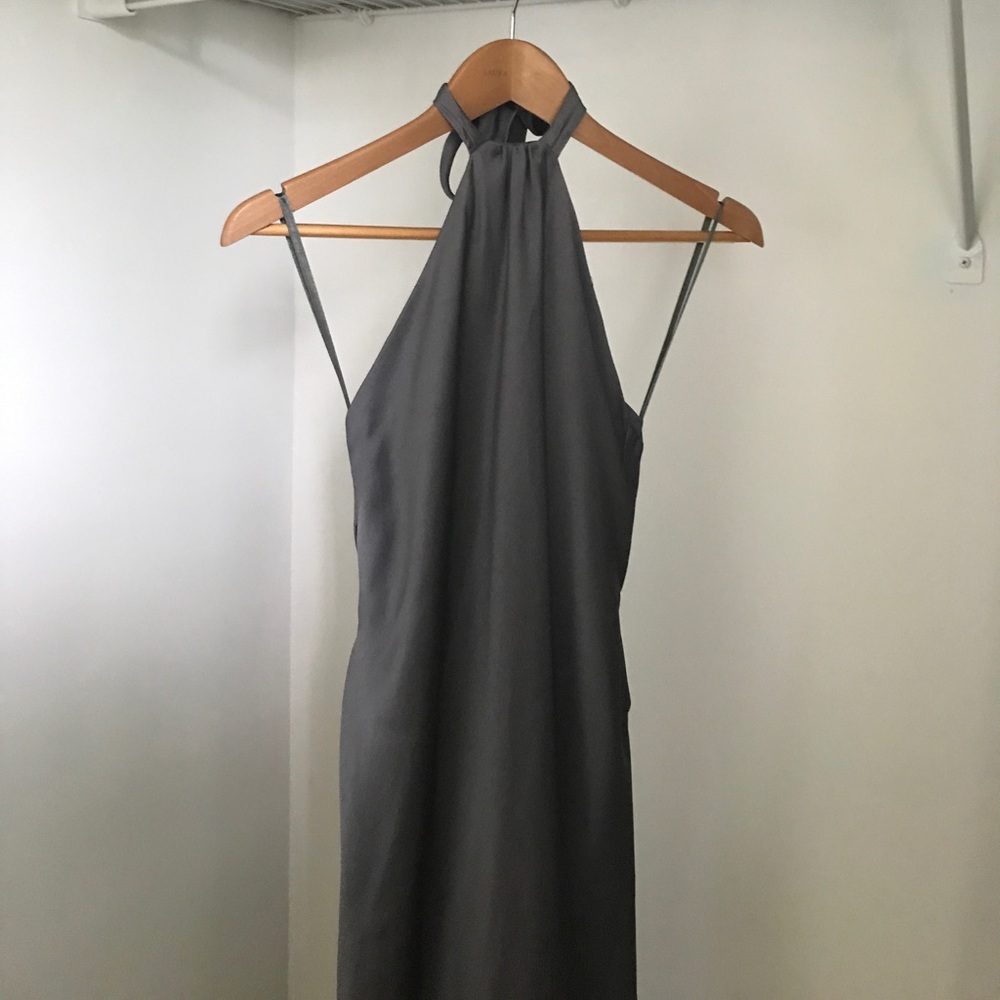 Halter evening dress