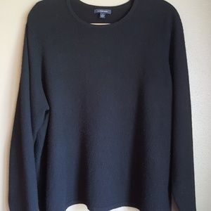 💥SALE💥Land's End 2X Black Cashmere Sweater