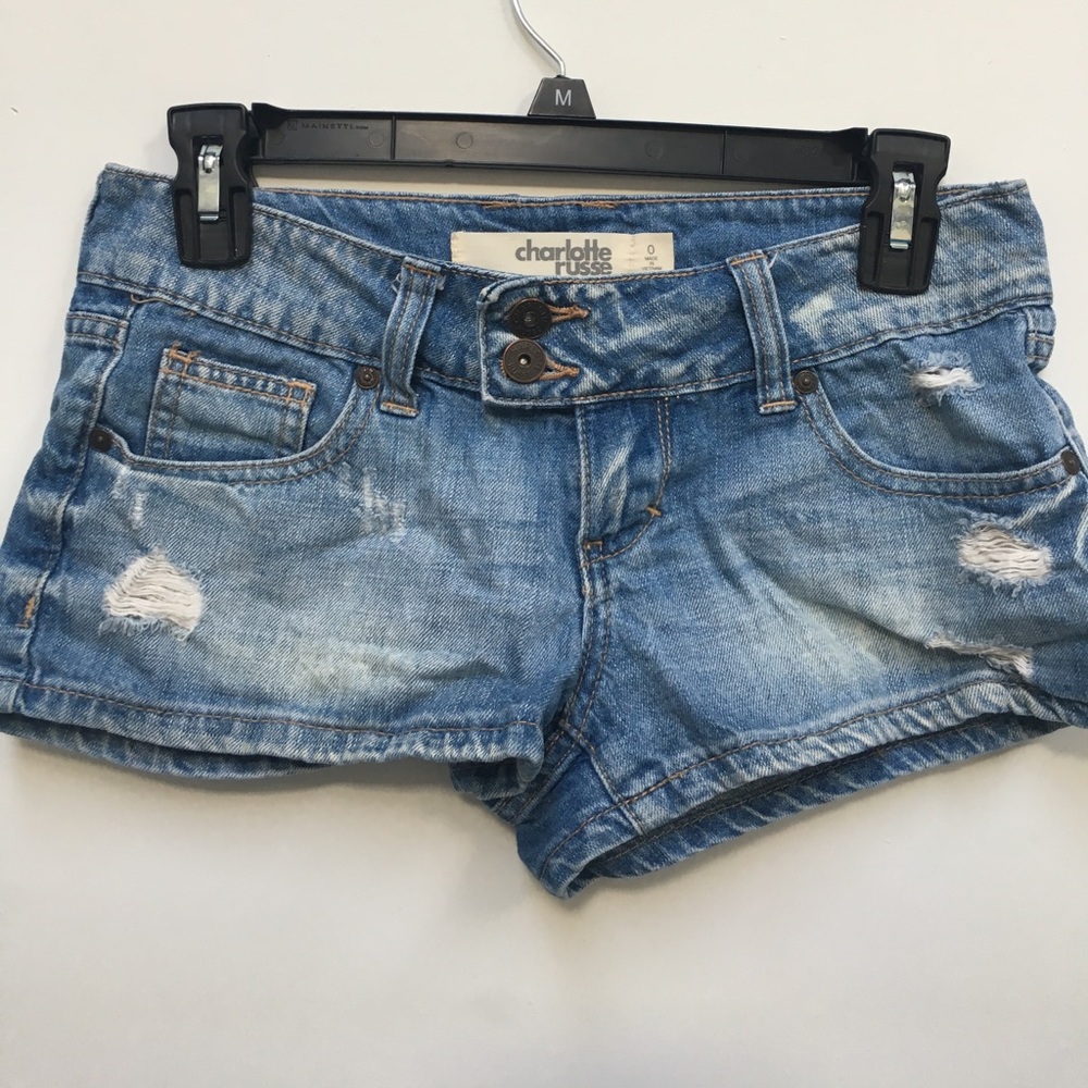CHARLOTTE RUSSE DENIM SHORTS