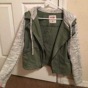 Olive Green &a Heather Gray Jacket