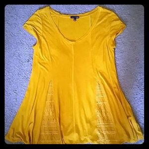 Mustard yellow top