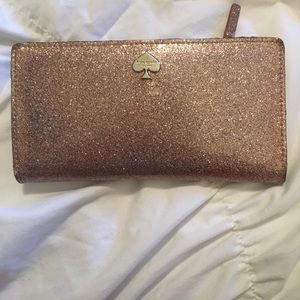 Kate Spade Glitter Bug (rose gold) Wallet