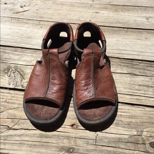 Teva Brown Leather Sandals