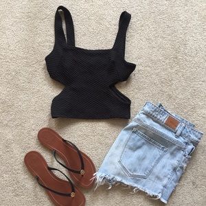 Urban Outfitters Side Cut Out Crop Top✨