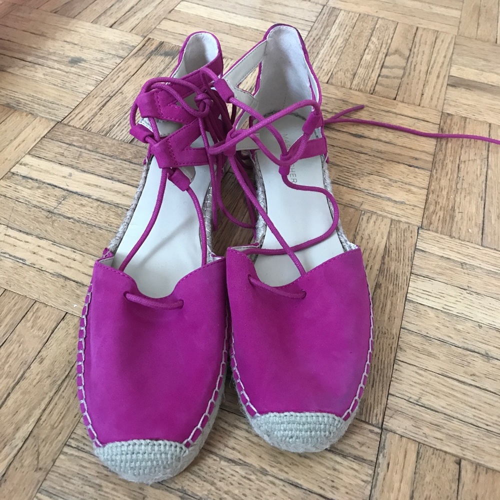 Marc Fisher Fuschia Flat Espadrilles