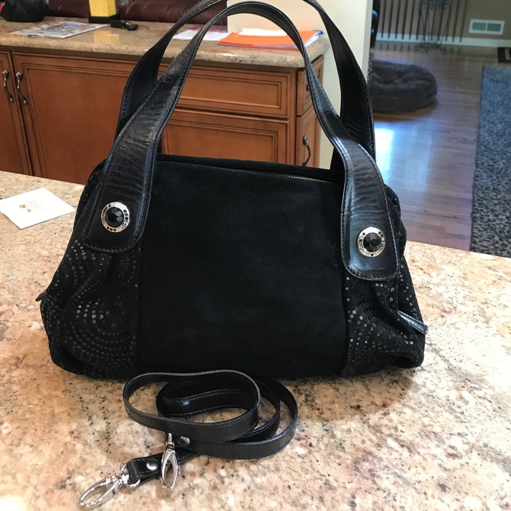 Giudi Black Velvet Purse