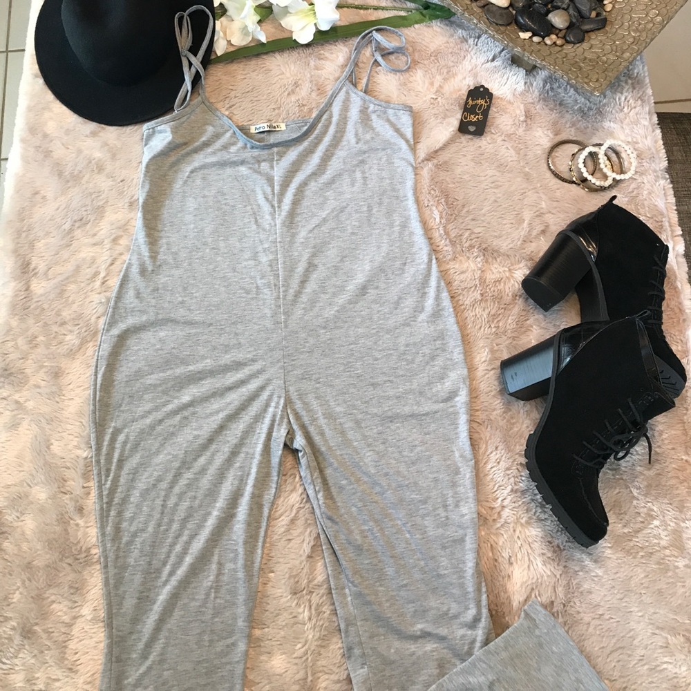Gray jumpsuit