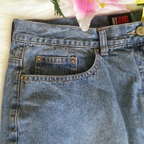 NY JEANS PLUS DENIM SKIRT - Picture 2 of 4
