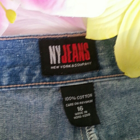 NY JEANS PLUS DENIM SKIRT - Picture 3 of 4