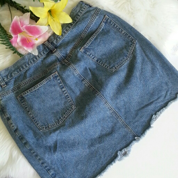 NY JEANS PLUS DENIM SKIRT - Picture 4 of 4