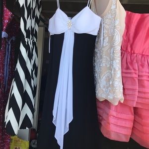 Black and white dress