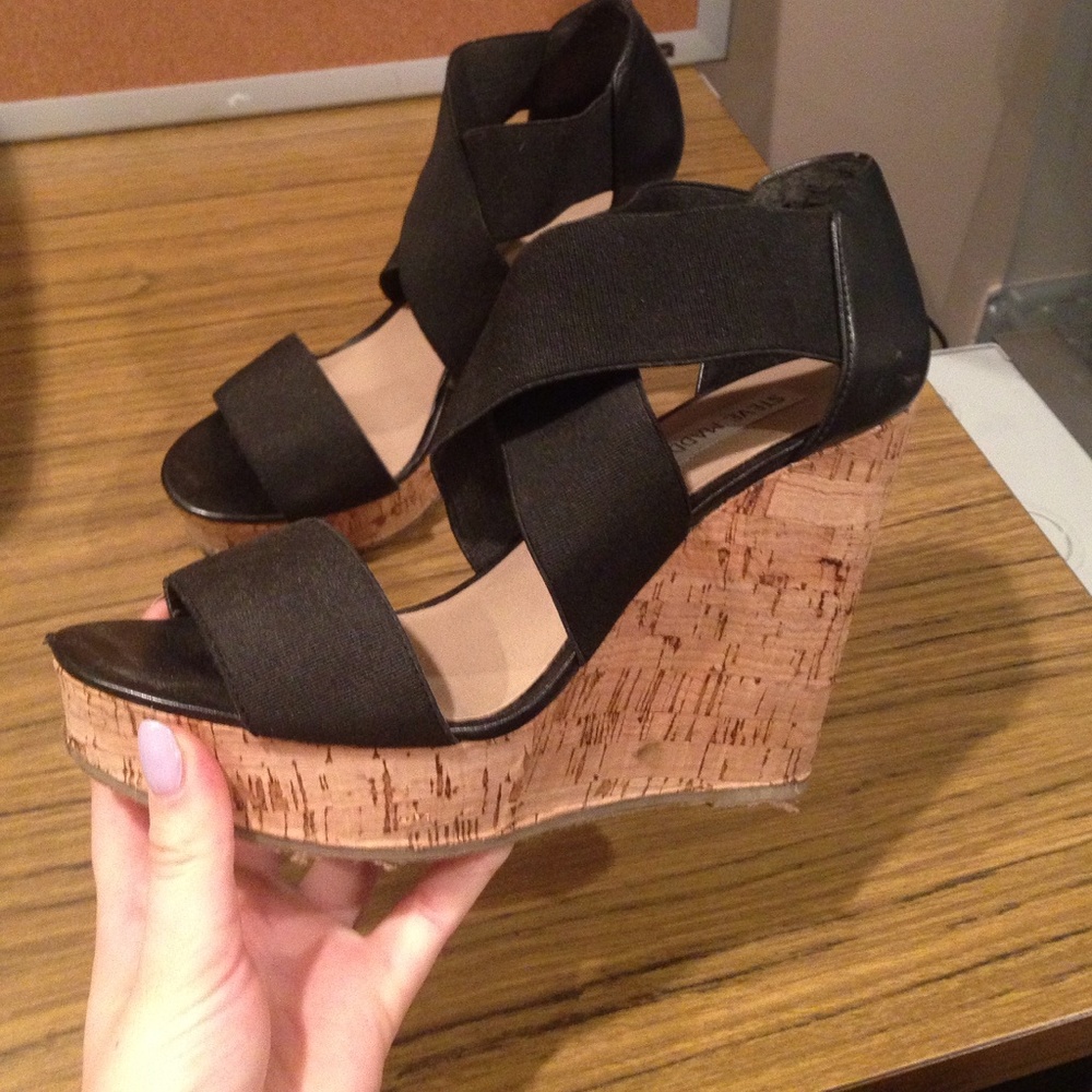 Steve Madden Cork Wedges