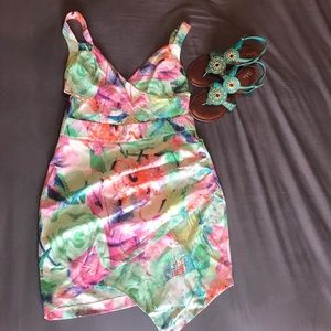 Floral mini dress