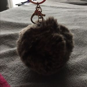 Fluff ball keychain!