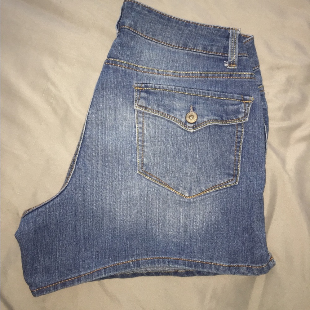 Denim shorts