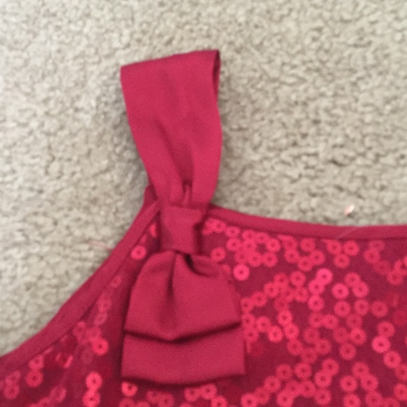 Red ruffly dress - Picture 2 of 4