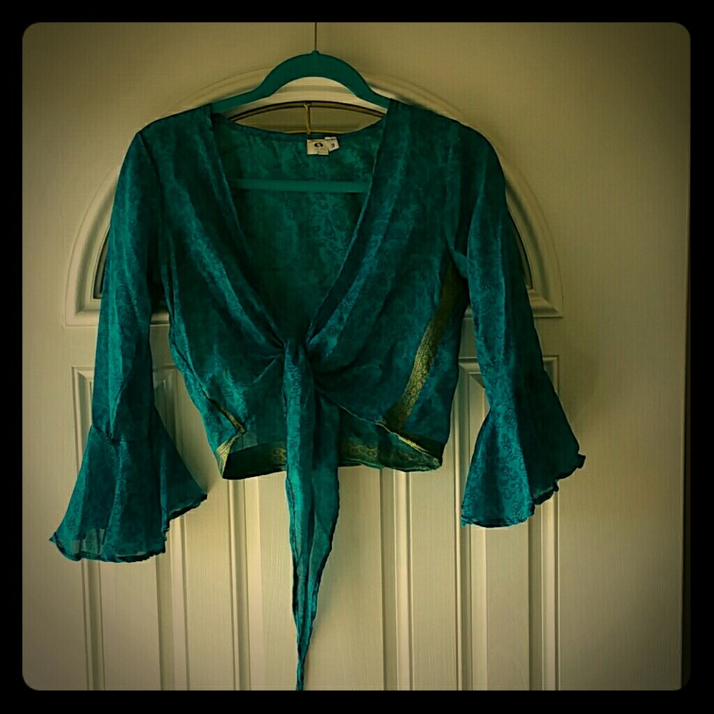 Vintage 100% Silk Top