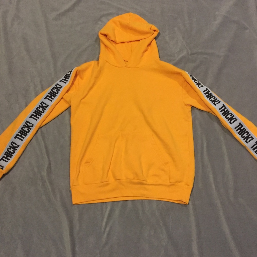 Kylie Jenner Small THICK Hoodie in Mustard Yellow