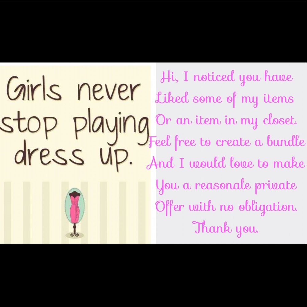 Feel free to bundle from my closet ❤❤👍