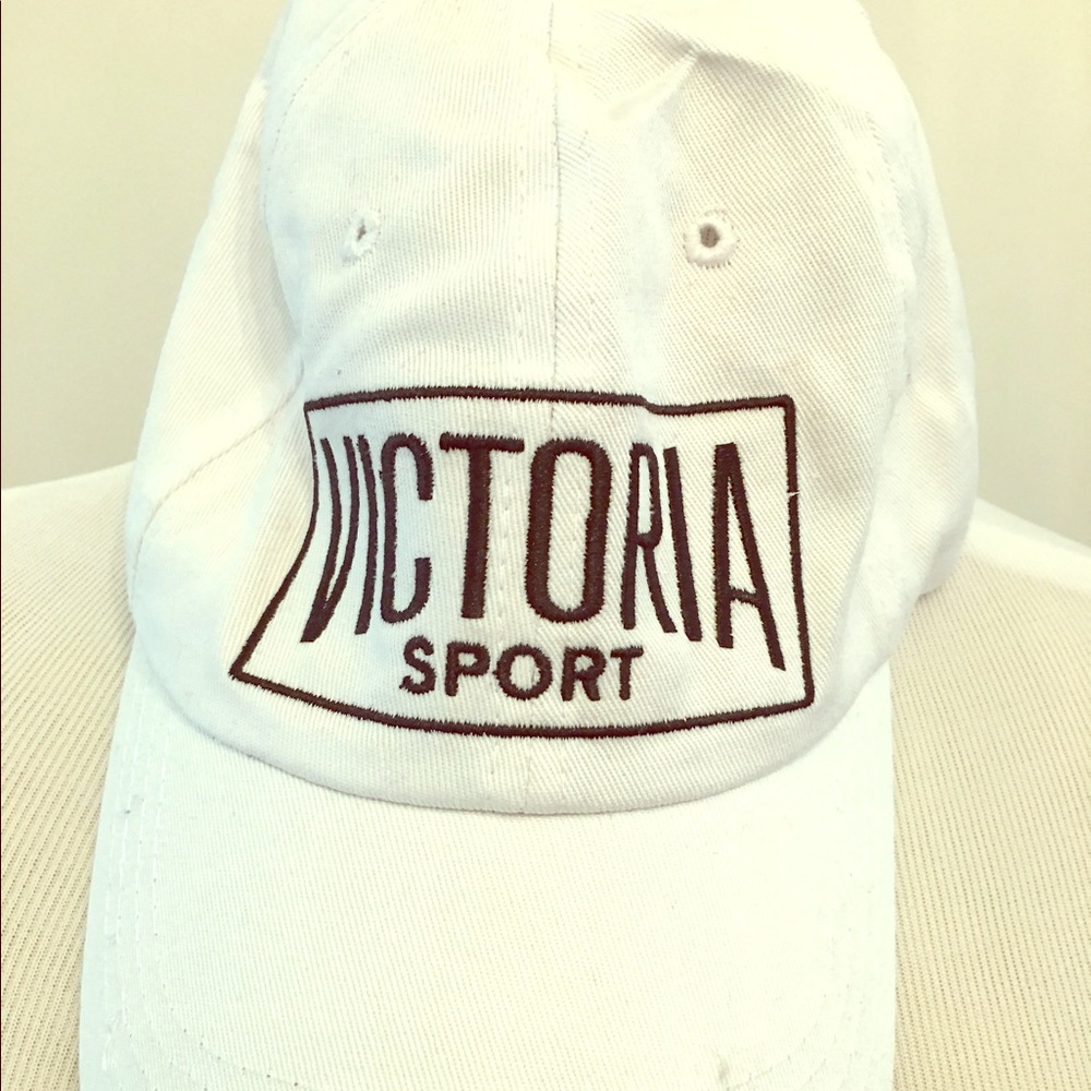 New Victoria Secret Sports White Hat, One Size
