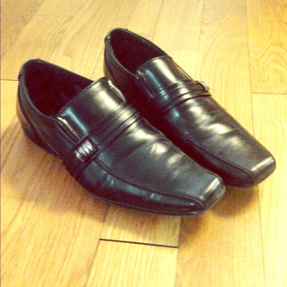 Bonafini Collection-Black dress shoes