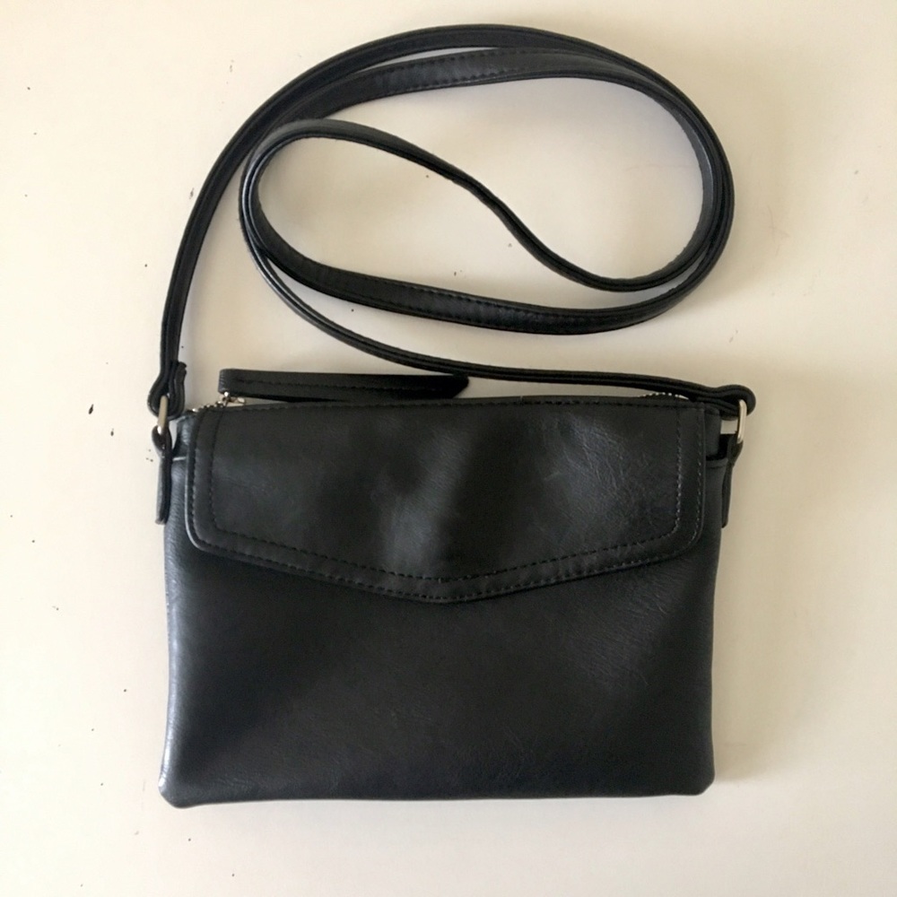 Black Cross-Body bag from Express. Multi pockets