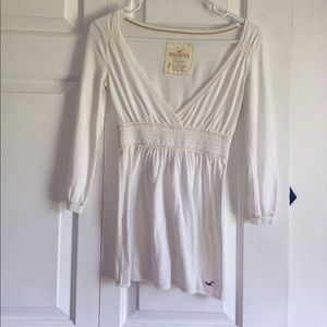 Women's Hollister quarter sleeve shirt