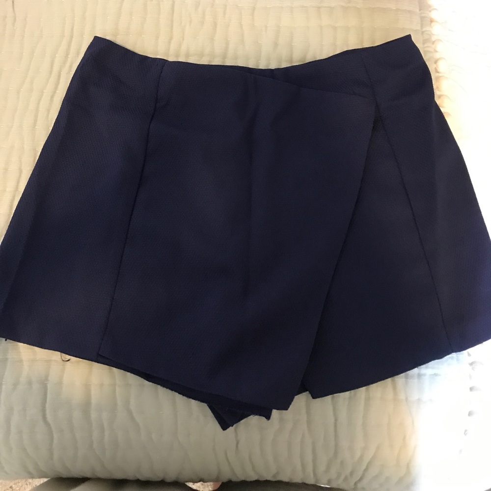 dark blue skort